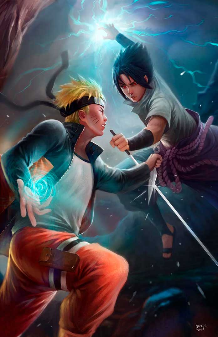 Naruto e Sasuke amigo e rival 01
