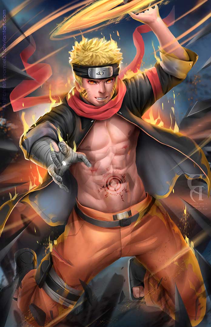 Naruto é um grande guerreiro