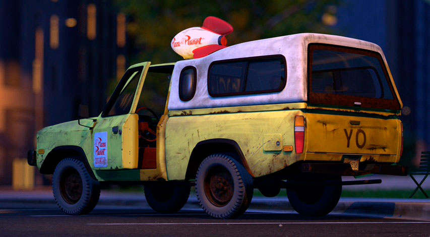 Caminhão Pizza Planet Toy Story