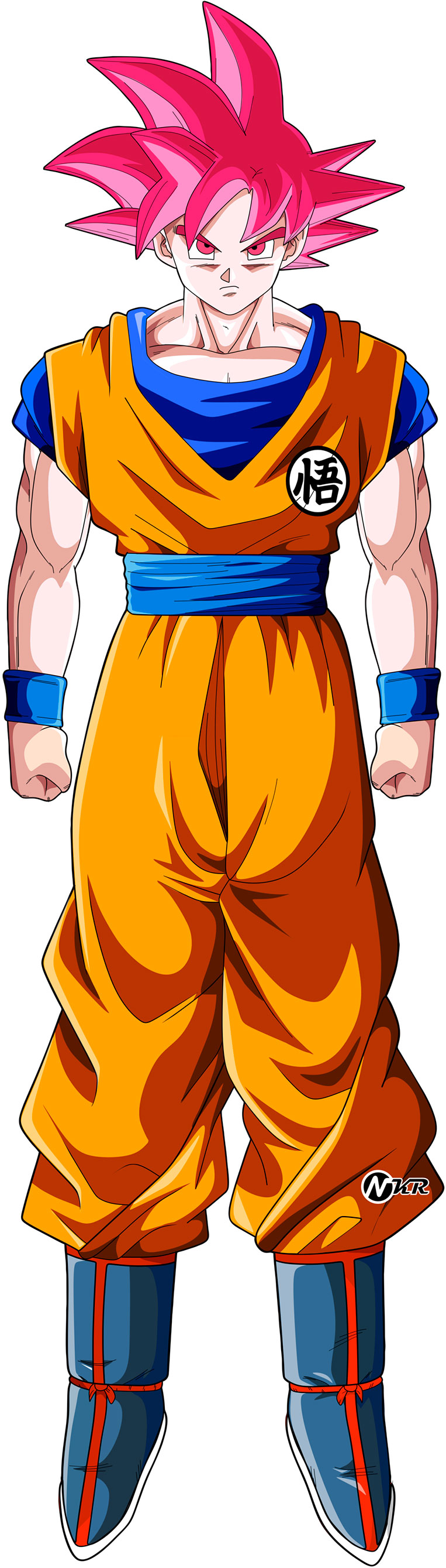 Goku super saiyajin god