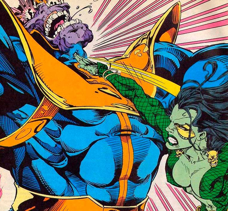 Thanos X Gamora Marvel Comics